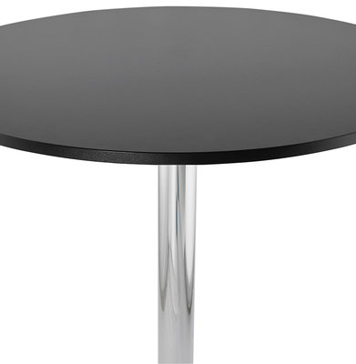 Bartafel LYNN Zwart 90x90x110cm