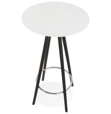 Bartafel DEBOO Wit-Zwart 60x60x110cm