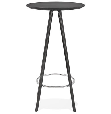 Bartafel DEBOO Zwart-Zwart 60x60x110cm