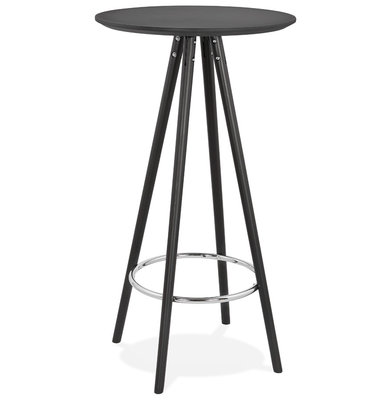 Bartafel DEBOO Zwart-Zwart 60x60x110cm