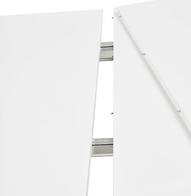 Eettafel DIAMANTO Wit-Zwart (170-270)x100x73 cm
