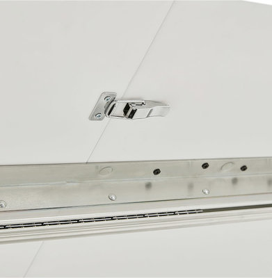 Eettafel DIAMANTO Wit-Zwart (170-270)x100x73 cm