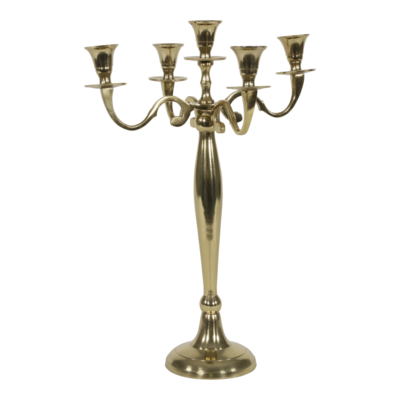 Kandelaar Classic alu goud 40,5cm