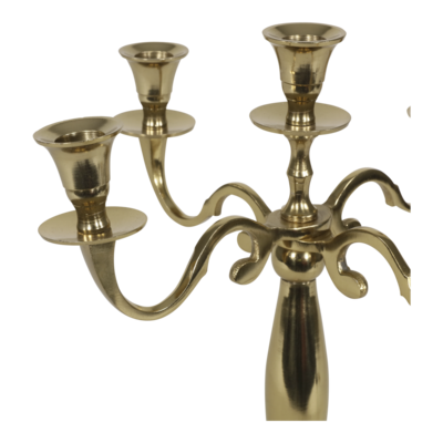 Kandelaar Classic alu goud 40,5cm
