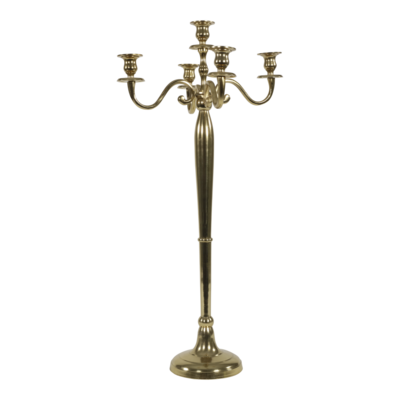 Kandelaar Classic alu goud 78cm