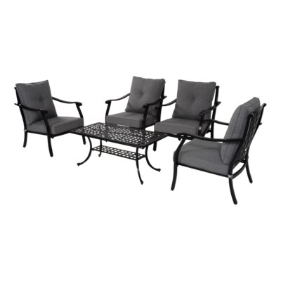 Gietaluminium lounge stoel Queens
