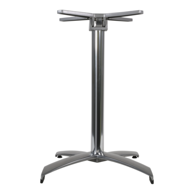 Onderstel alu rvs look,inklapbaar,4-pt, stapelbaar
