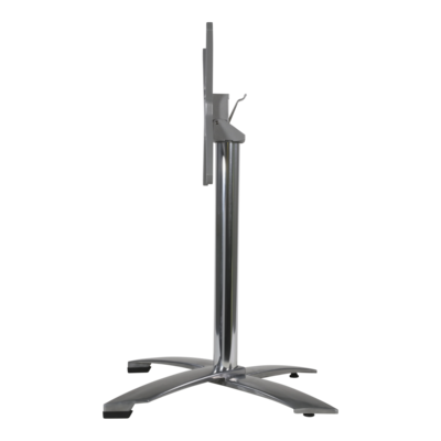 Onderstel alu rvs look,inklapbaar,4-pt, stapelbaar