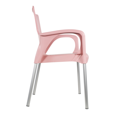 Stapelstoel Bella roze