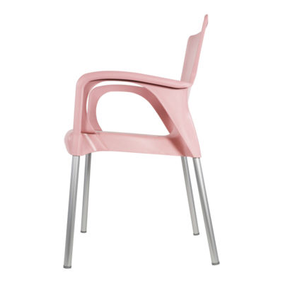 Stapelstoel Bella roze