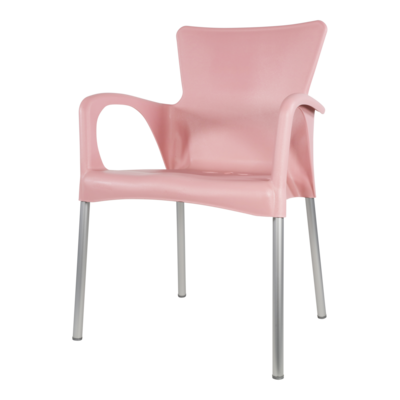 Stapelstoel Bella roze