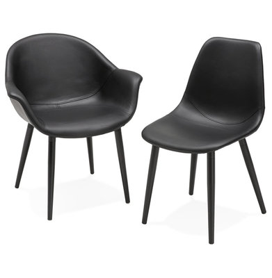 Design Stoel MELROSE Zwart