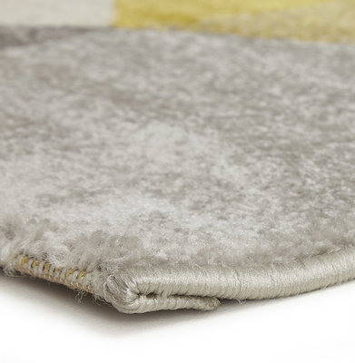 Vloerkleed MUOTO 160x230 cm Geel