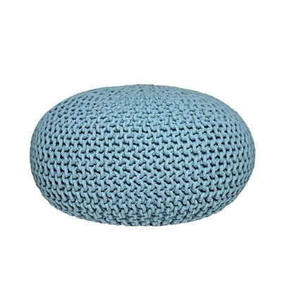 LABEL51 - Poef Gebreid 70x70x35 cm L