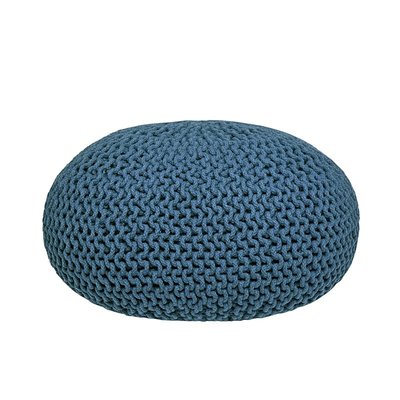 LABEL51 - Poef Gebreid 70x70x35 cm L
