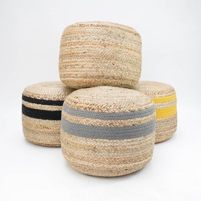 LABEL51 - Poef Jute 50x50x35 cm