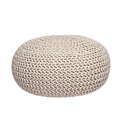 LABEL51 - Poef Gebreid 70x70x35 cm L