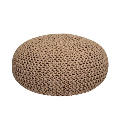 LABEL51 - Poef Gebreid 70x70x35 cm L