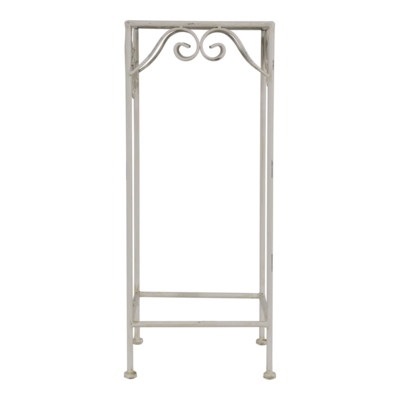 Plantentafel Viva la vida vierkant old white 30cm