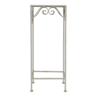 Plantentafel Viva la vida vierkant old white 30cm