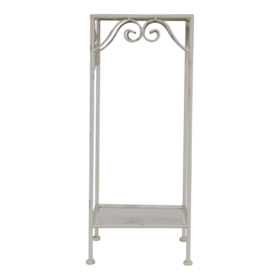 Plantentafel Viva la vida vierkant old white 30cm