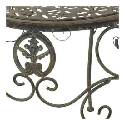 Plantentafel rond Viva la vida brons/groen, set van 3