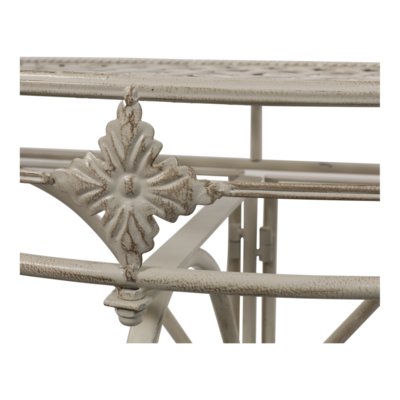 Sidetable Viva la vida old white