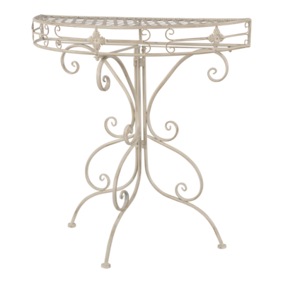 Sidetable Viva la vida old white