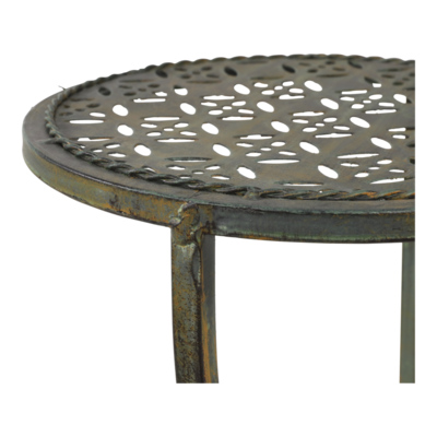 Plantentafel 3-traps Viva la vida brons/groen Ø22