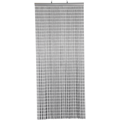 Deurgordijn PVC Tube grijs 100x230cm