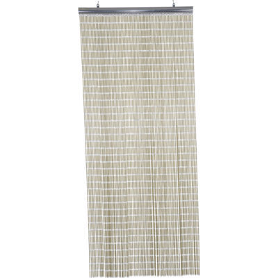 Deurgordijn PVC Tube beige 100x230cm