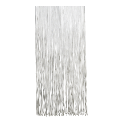 Deurgordijn PVC Twist wit 100x230cm