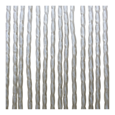 Deurgordijn PVC Twist wit 90x220cm