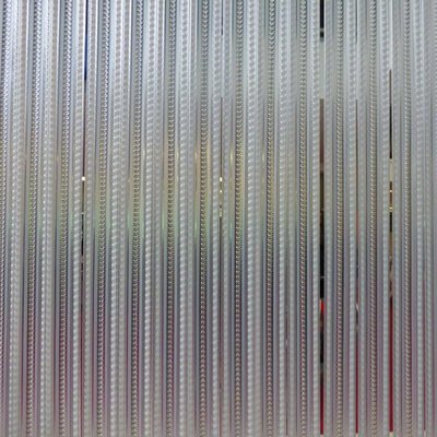 Deurgordijn PVC Tris wit 100x230cm