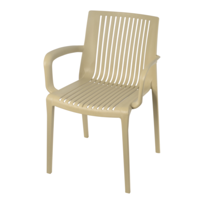 Stapelstoel Stretto taupe