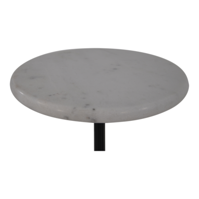 Bijzettafel marmer wit 30cm
