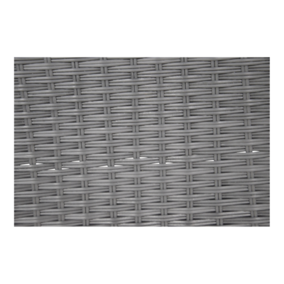 Loungebank Roma Black 210x80x66cm