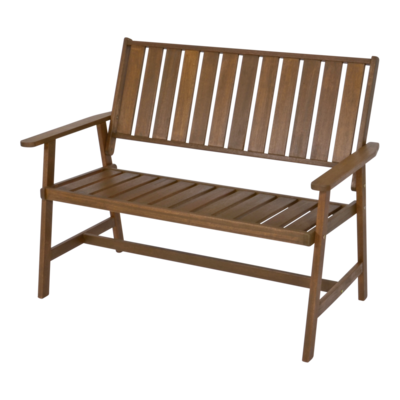 Bank Calgary hardhout teaklook 120cm