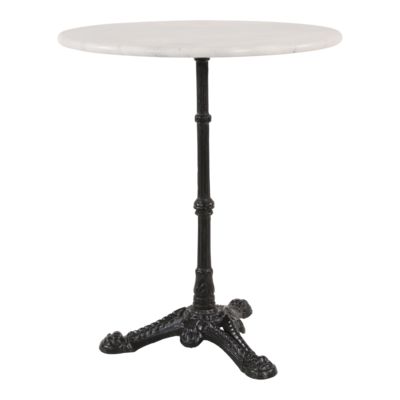 Tafel marmer wit Ø60cm